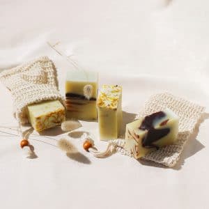 pochon à savon en sisal